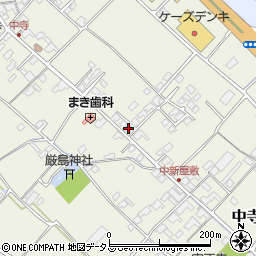 愛媛県今治市中寺325-3周辺の地図