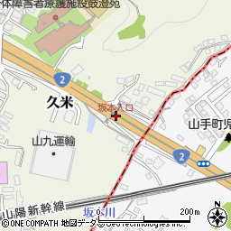 坂本入口周辺の地図
