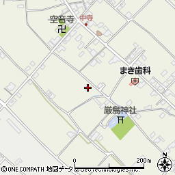 愛媛県今治市中寺377周辺の地図