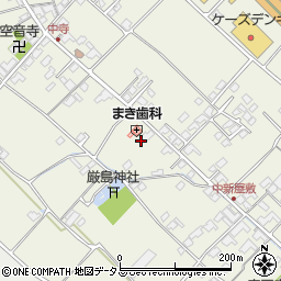 愛媛県今治市中寺341周辺の地図