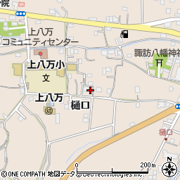 徳島県徳島市上八万町樋口40-1周辺の地図