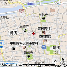 和歌山県有田郡湯浅町湯浅590周辺の地図