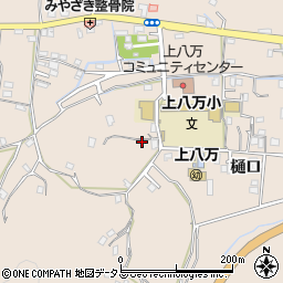 徳島県徳島市上八万町樋口77周辺の地図