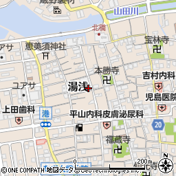 和歌山県有田郡湯浅町湯浅228周辺の地図