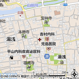 和歌山県有田郡湯浅町湯浅602周辺の地図
