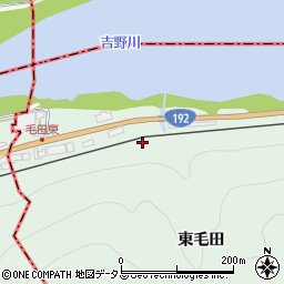 徳島県美馬郡つるぎ町半田東毛田32-1周辺の地図