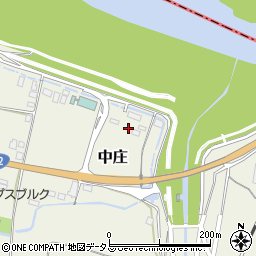 徳島県三好郡東みよし町中庄857周辺の地図