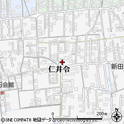 山口県防府市仁井令晒石757周辺の地図