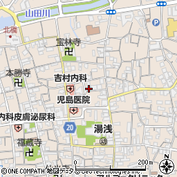 和歌山県有田郡湯浅町湯浅758周辺の地図