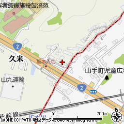 山口県周南市久米718周辺の地図