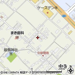 愛媛県今治市中寺307周辺の地図