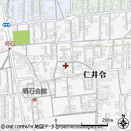 山口県防府市仁井令晒石772-8周辺の地図