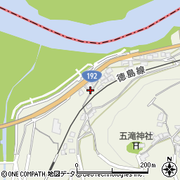 徳島県三好郡東みよし町中庄1502周辺の地図