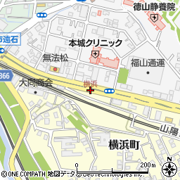 横浜周辺の地図