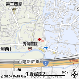 篠山医院周辺の地図