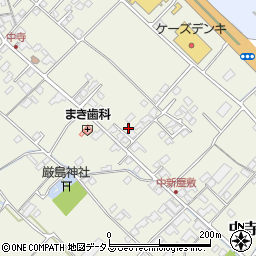 愛媛県今治市中寺325周辺の地図