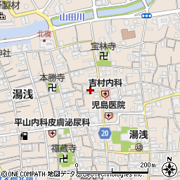 和歌山県有田郡湯浅町湯浅585-19周辺の地図