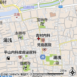 和歌山県有田郡湯浅町湯浅585-5周辺の地図