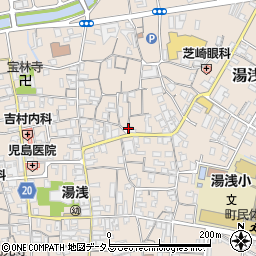 生駒米穀プロパン店周辺の地図