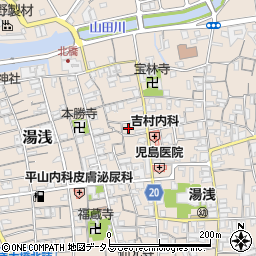 和歌山県有田郡湯浅町湯浅585-22周辺の地図