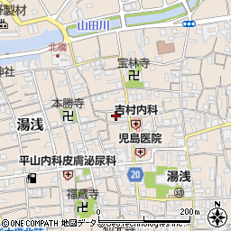 和歌山県有田郡湯浅町湯浅585-23周辺の地図