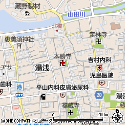 和歌山県有田郡湯浅町湯浅440周辺の地図