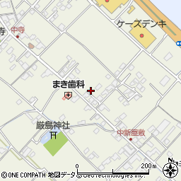 愛媛県今治市中寺325-7周辺の地図