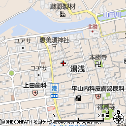 和歌山県有田郡湯浅町湯浅76周辺の地図