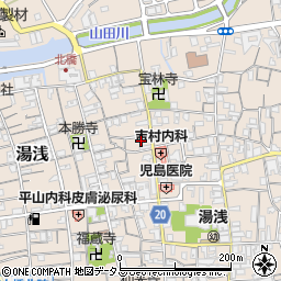 和歌山県有田郡湯浅町湯浅585-20周辺の地図