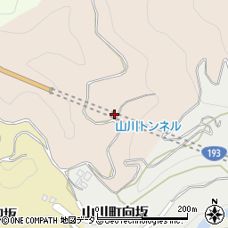徳島県吉野川市山川町赤岩周辺の地図