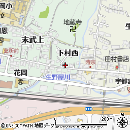 山口県下松市生野屋（下村西）周辺の地図