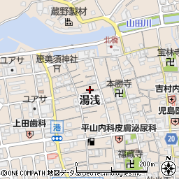 和歌山県有田郡湯浅町湯浅217周辺の地図