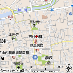 和歌山県有田郡湯浅町湯浅737周辺の地図