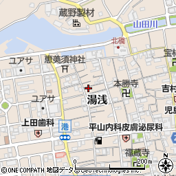 和歌山県有田郡湯浅町湯浅221周辺の地図
