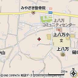 徳島県徳島市上八万町樋口83周辺の地図