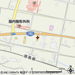 徳島日産自動車三好店周辺の地図