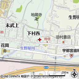 山口県下松市生野屋下村西1286周辺の地図