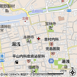 和歌山県有田郡湯浅町湯浅572周辺の地図