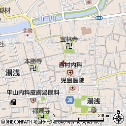 和歌山県有田郡湯浅町湯浅585-7周辺の地図