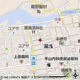 和歌山県有田郡湯浅町湯浅73周辺の地図