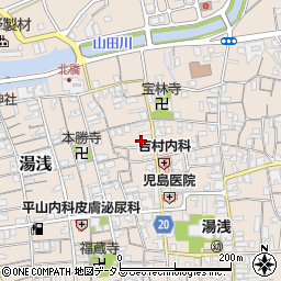 和歌山県有田郡湯浅町湯浅585-10周辺の地図