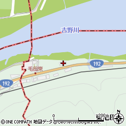徳島県美馬郡つるぎ町半田東毛田88周辺の地図