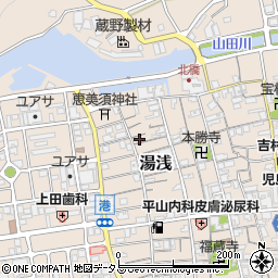 和歌山県有田郡湯浅町湯浅211周辺の地図
