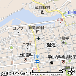和歌山県有田郡湯浅町湯浅71-2周辺の地図