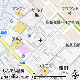 山口県防府市新田118周辺の地図