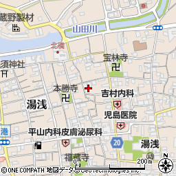 和歌山県有田郡湯浅町湯浅574周辺の地図