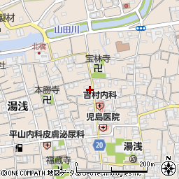 和歌山県有田郡湯浅町湯浅585-8周辺の地図