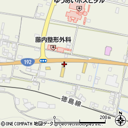 徳島県三好郡東みよし町中庄1233周辺の地図
