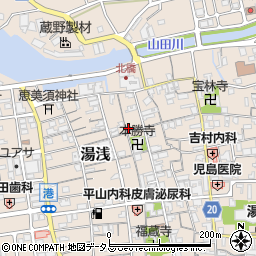 和歌山県有田郡湯浅町湯浅430周辺の地図