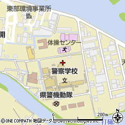 徳島県徳島市論田町中開周辺の地図